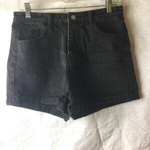 Shein Black denim Shorts Large